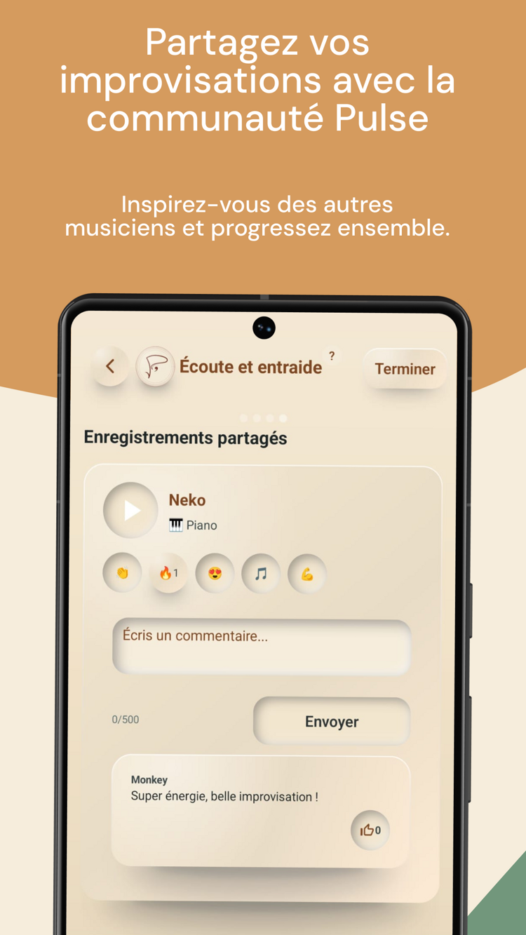 Dans l'application 5