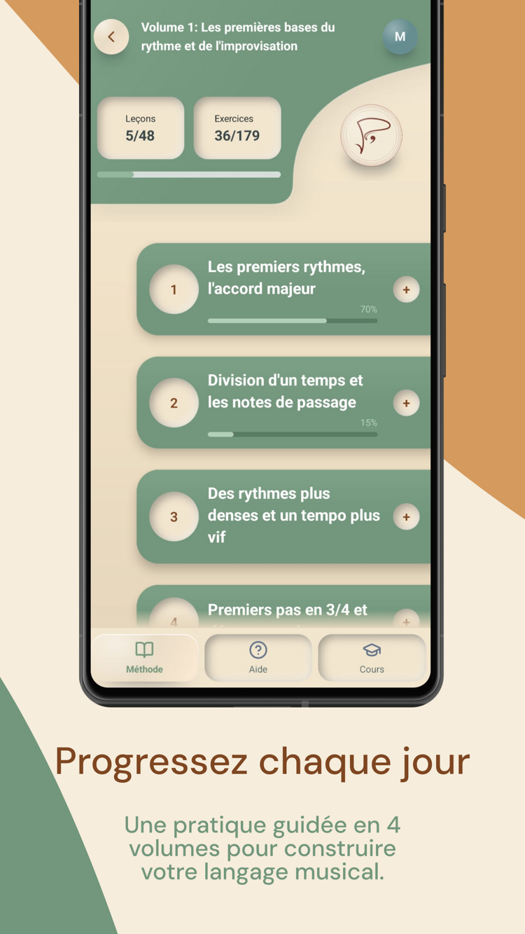 Dans l'application 8