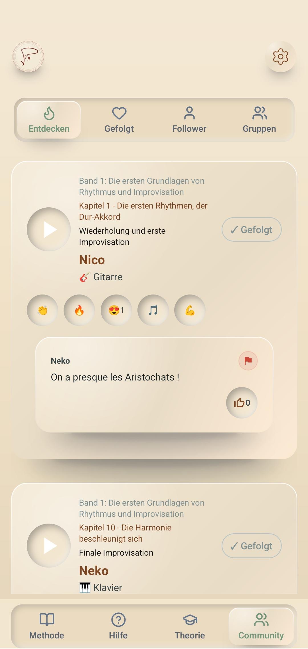 Pulse-Übung — Hilfe und Community