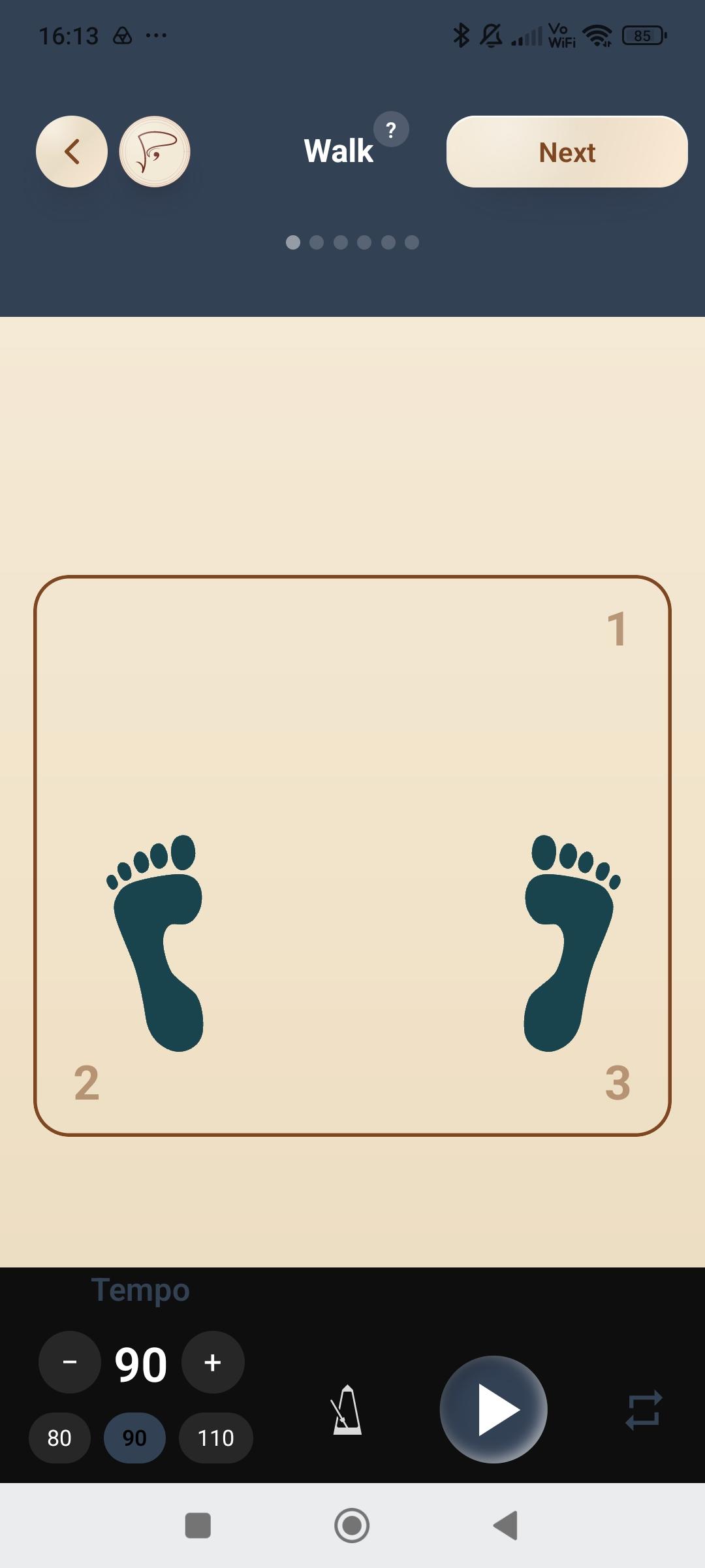 Pulse exercise — Walking