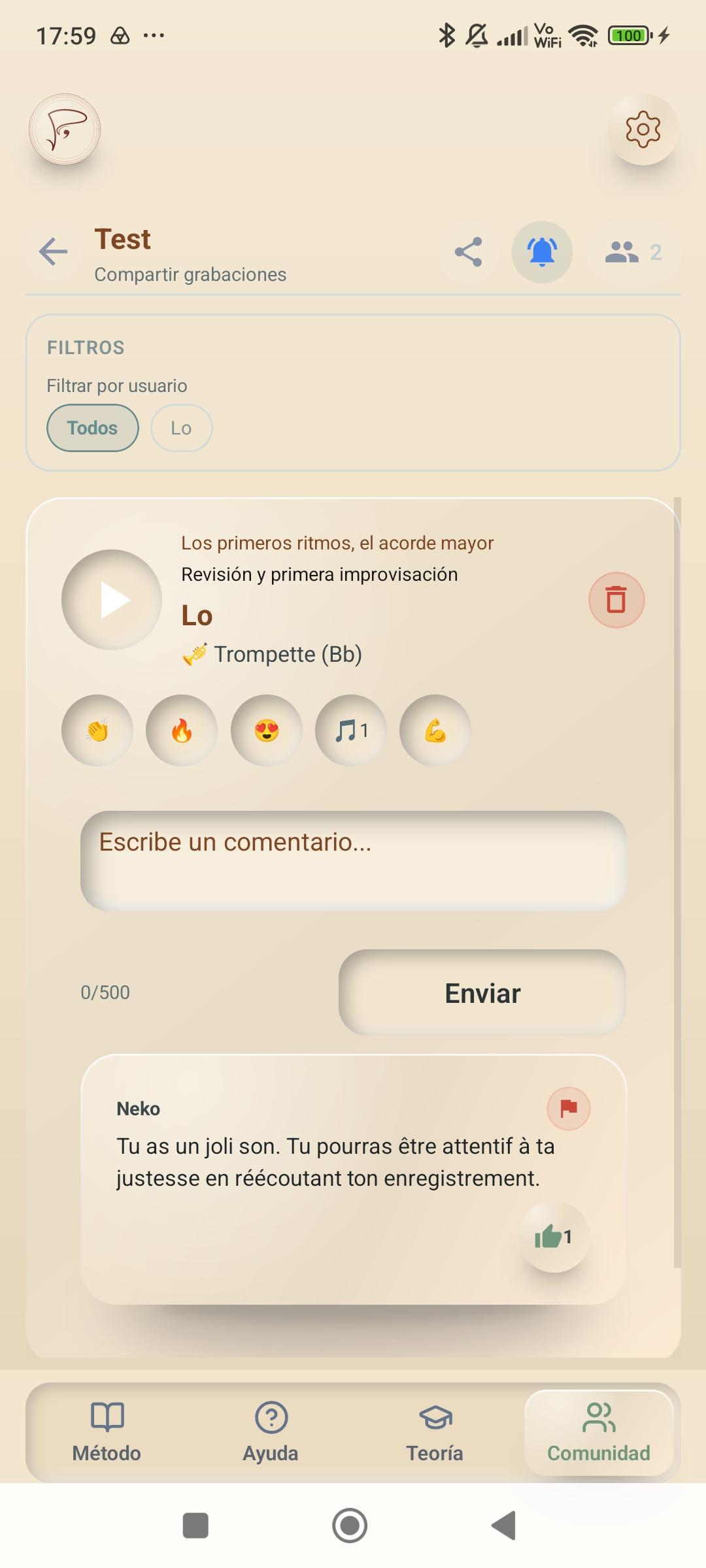 Ejercicio Pulse — Creación de grupo