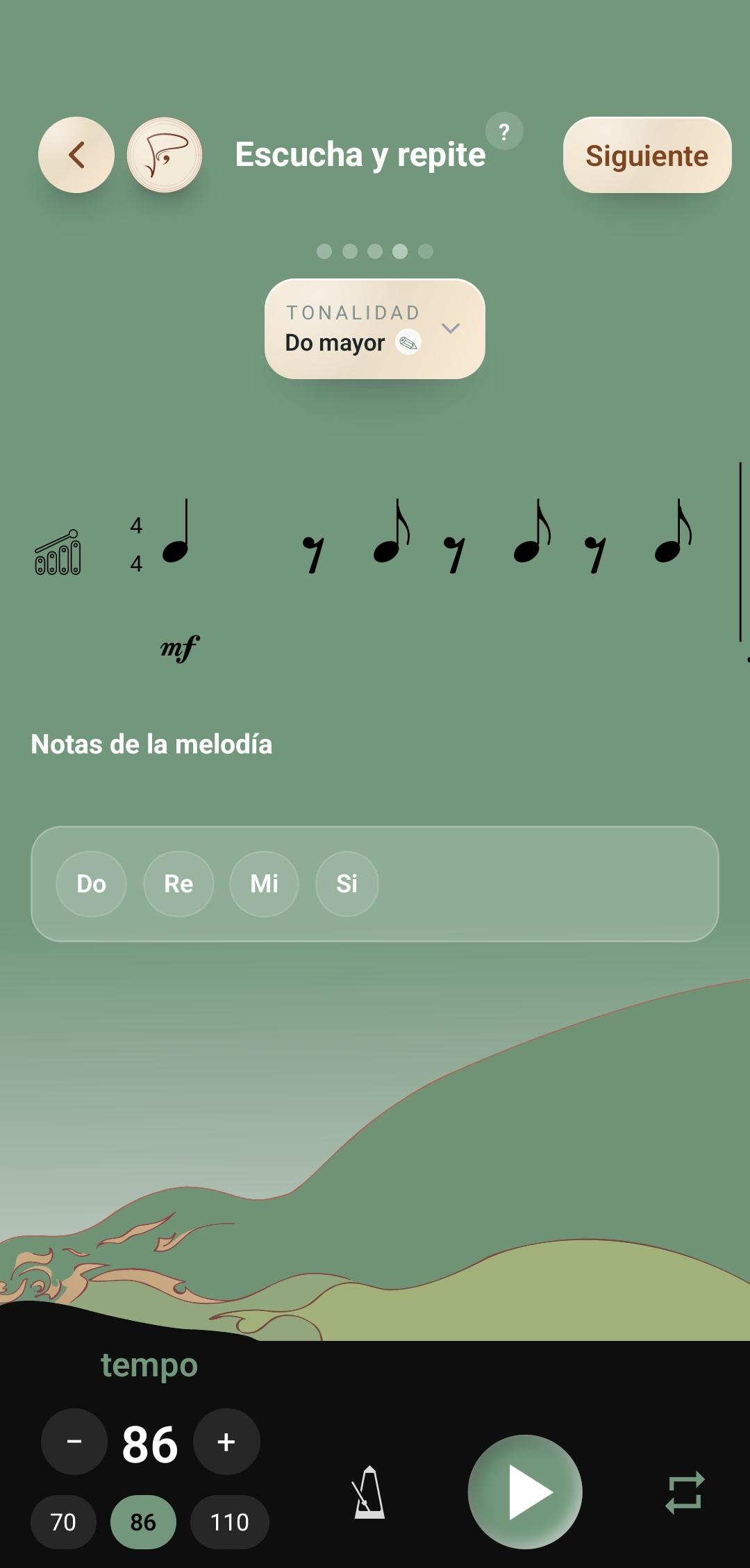 Ejercicio Pulse — Sacar de oído