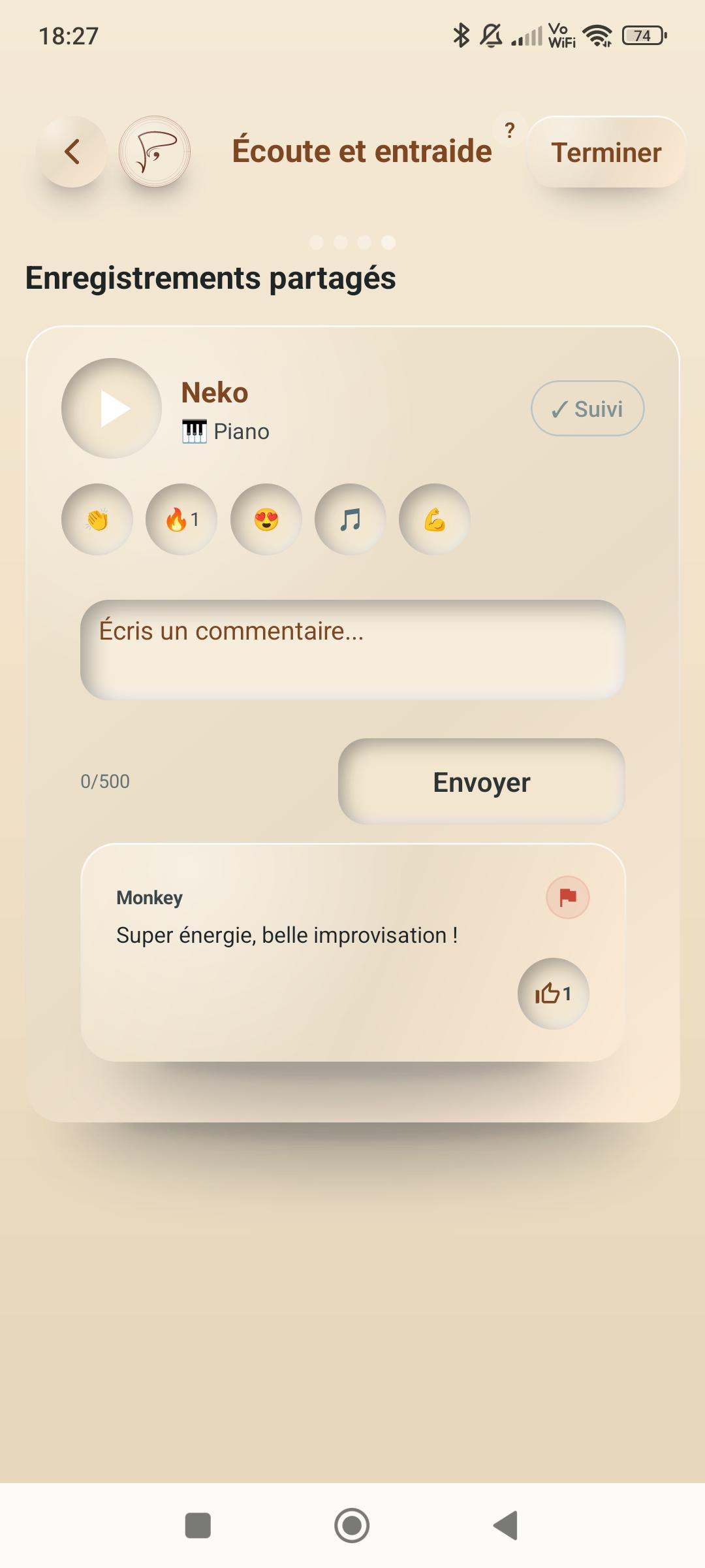 Exercice Pulse — Aide et communauté