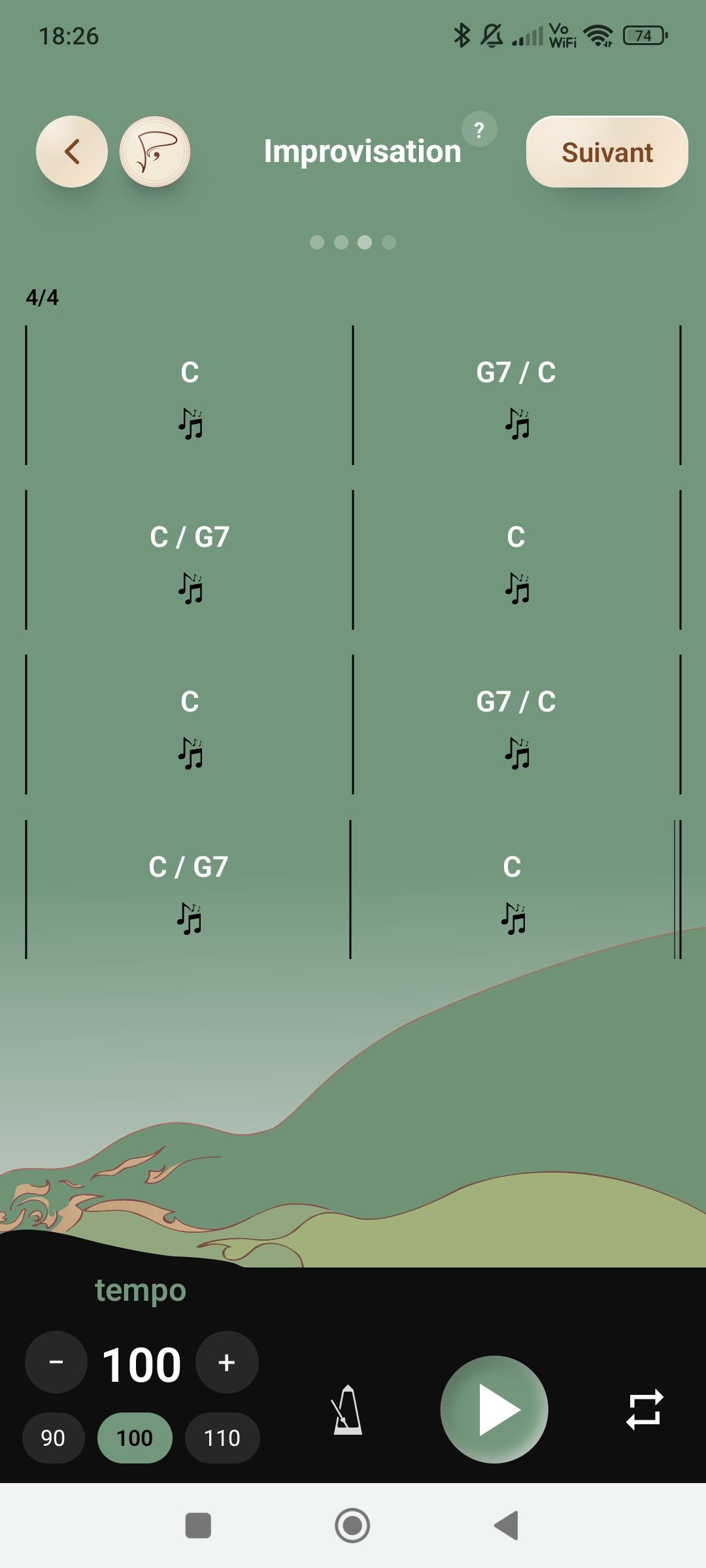 Exercice Pulse — Improvisation