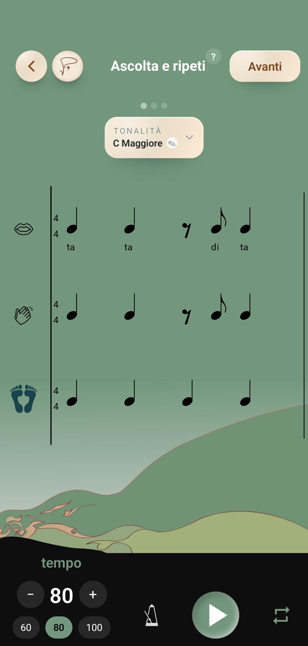 Esercizio Pulse — Canto