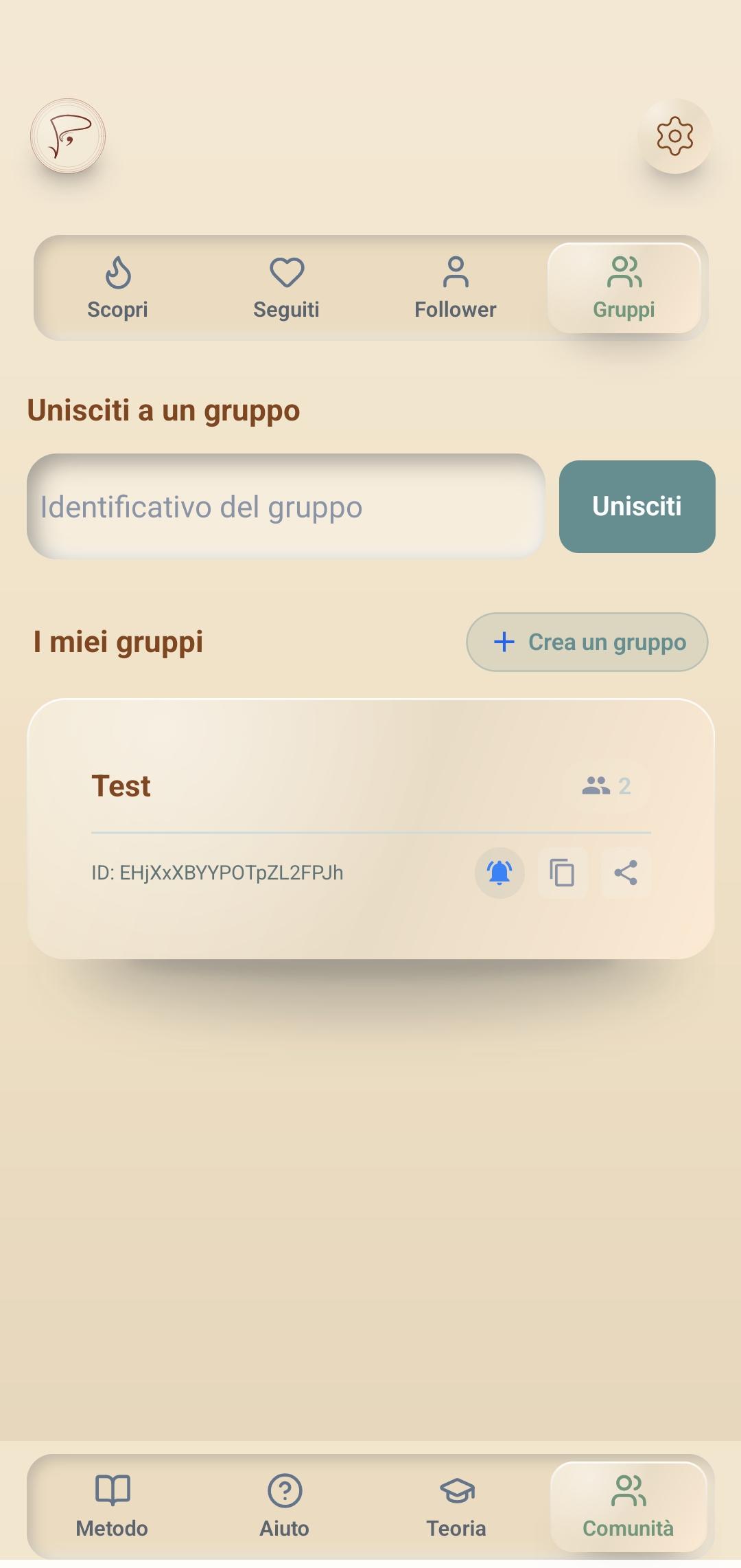 Esercizio Pulse — Elenco dei gruppi