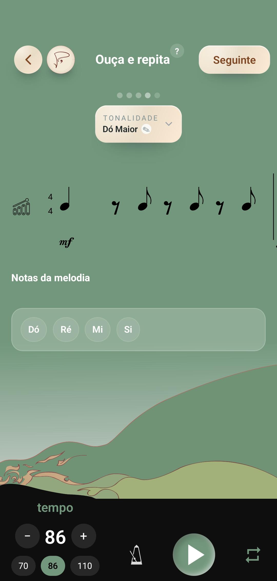 Exercício Pulse — Tirar de ouvido